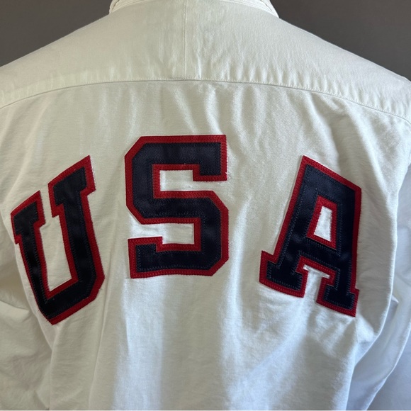 Polo Ralph Lauren 2016 US Olympic Team Large Pony Women's Button Up Size 6P - Picture 6 of 9